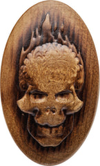 XanitaliaPro Barber Pro Skull Oval Palm Brush