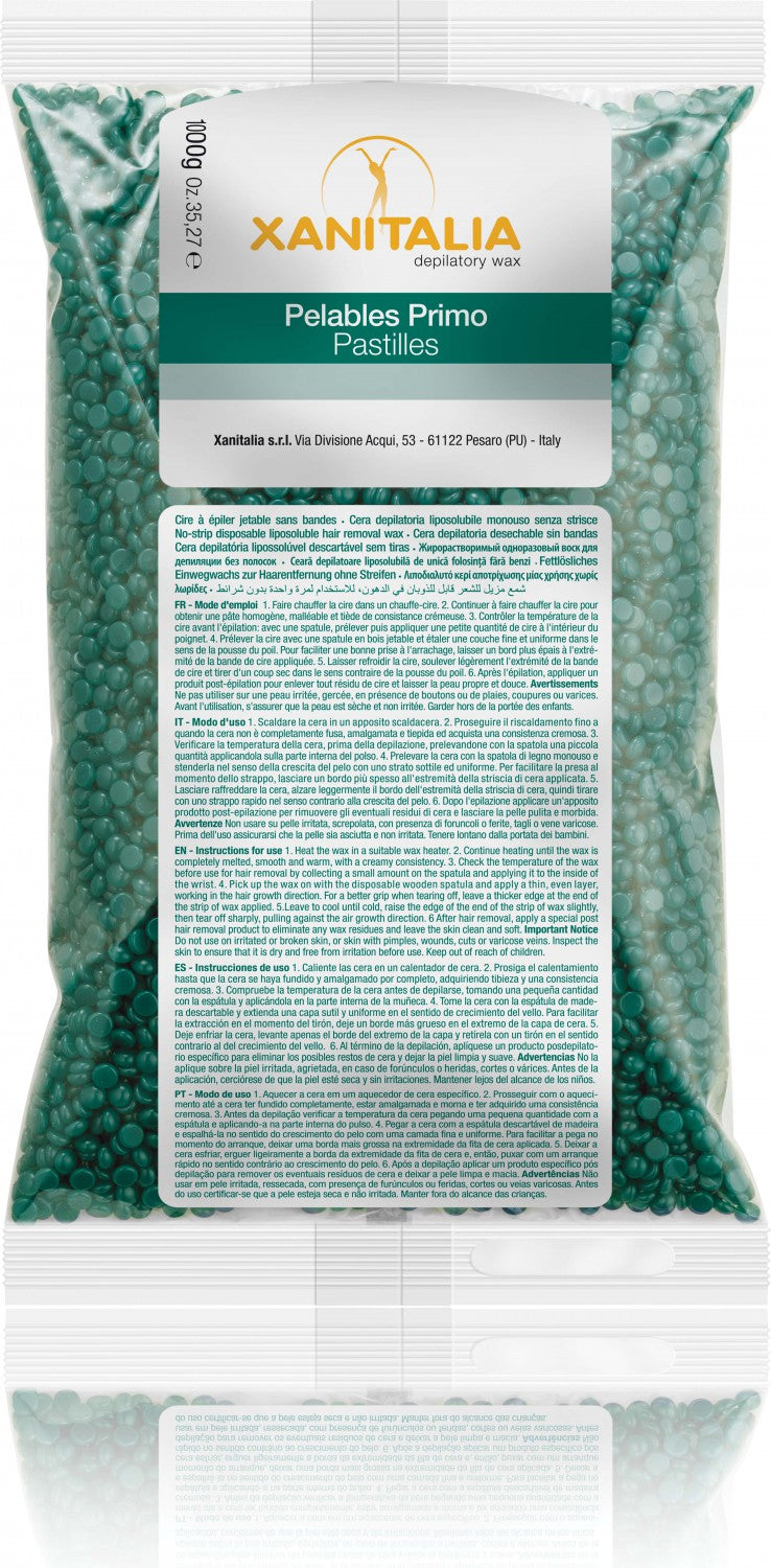 XanitaliaPro Brasilian System Wax Perlen Chlorophyll 1000g