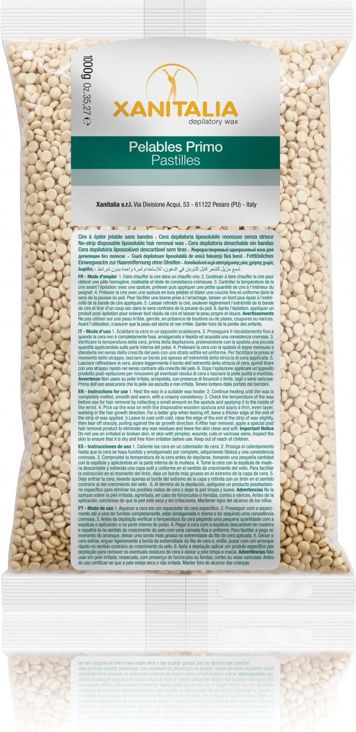 XanitaliaPro Brasilian System Wax Perlen Vanille 1000g