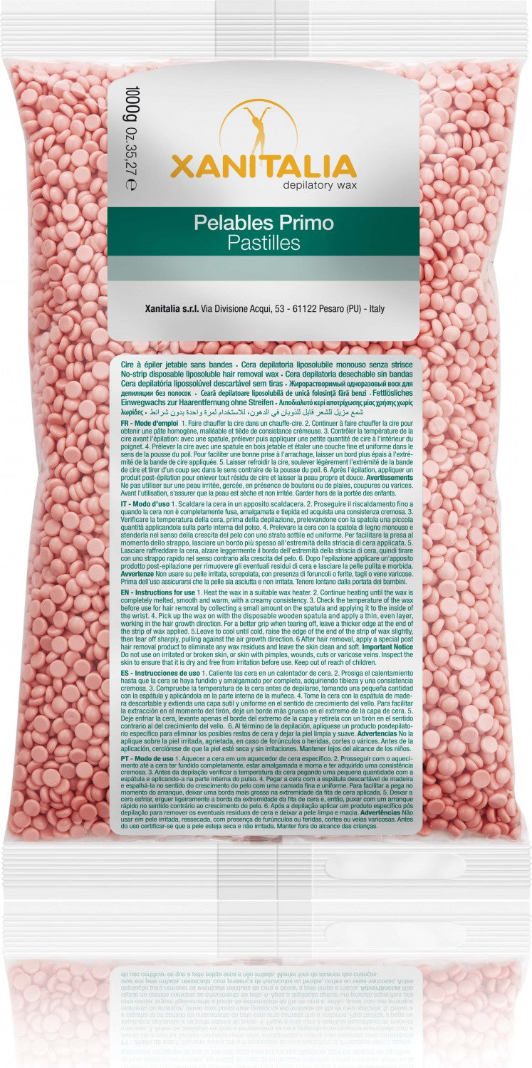 XanitaliaPro Brasilian System Wax Perlen Pink 1000g