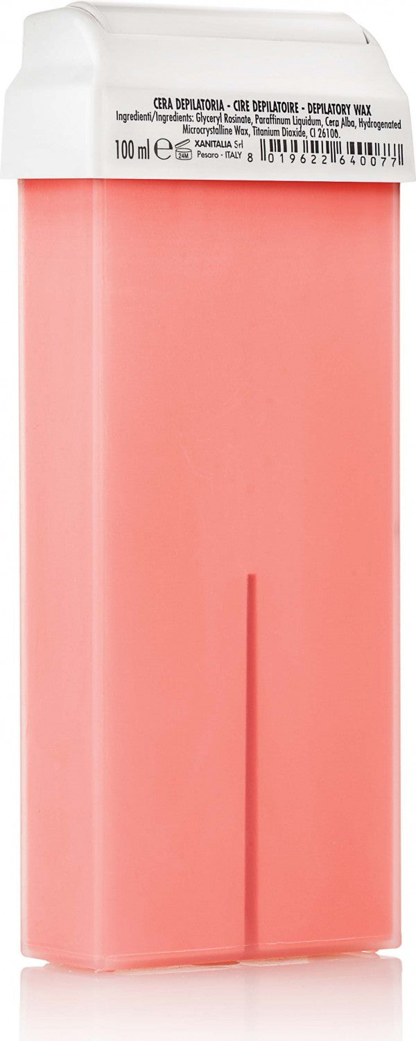 XanitaliaPro Fettlöslicher Enthaarungswachs Refill Wax Roll On 100 ml Titaniumrosa Gross