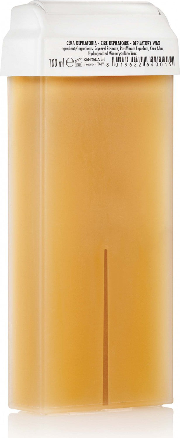XanitaliaPro Fettlöslicher Enthaarungswachs Refill Wax Roll On 100 ml Honig