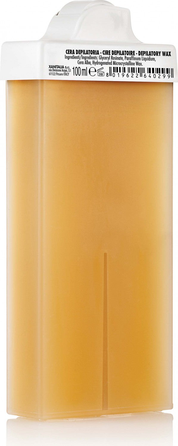 XanitaliaPro Fettlöslicher Enthaarungswachs Refill Wax Roll On 100 ml Honig